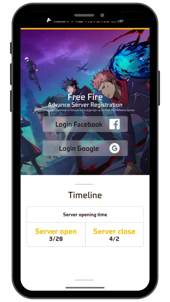 Free Fire Advance Server