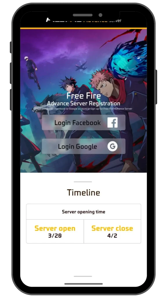 Free Fire Advance Server